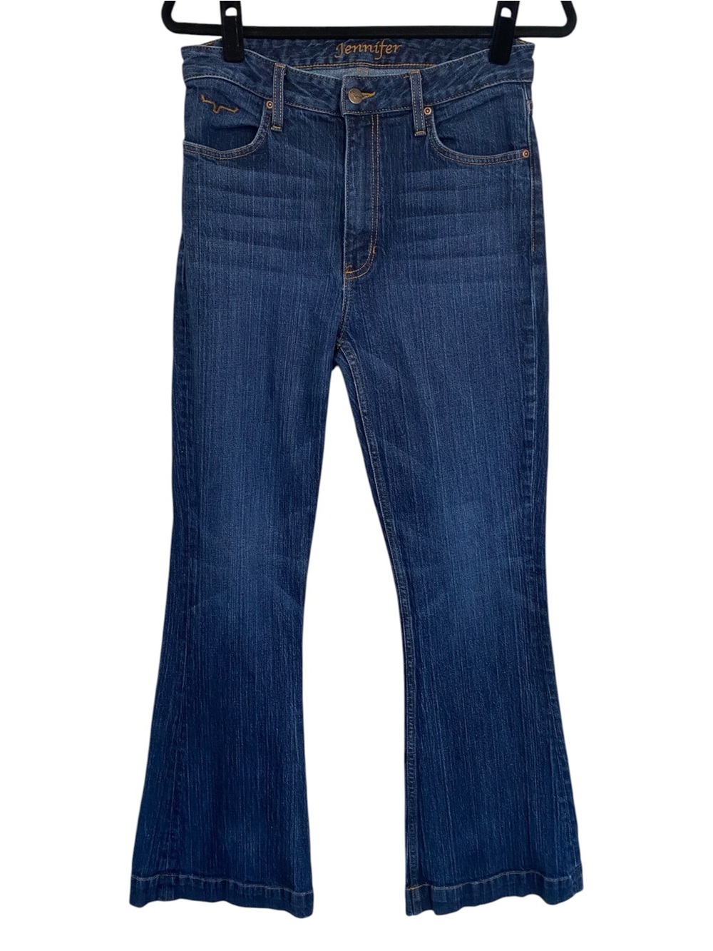 Kimes Ranch Jennifer Flare Jeans Women’s 8/32 Dark Wash High Rise Western